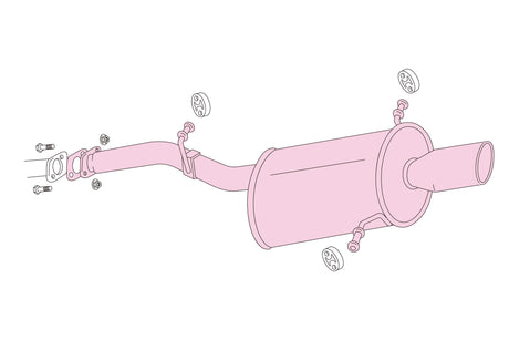 Fujitsubo Legalis R Exhaust - Subaru Impreza WRX (2003+) GDA/GGA