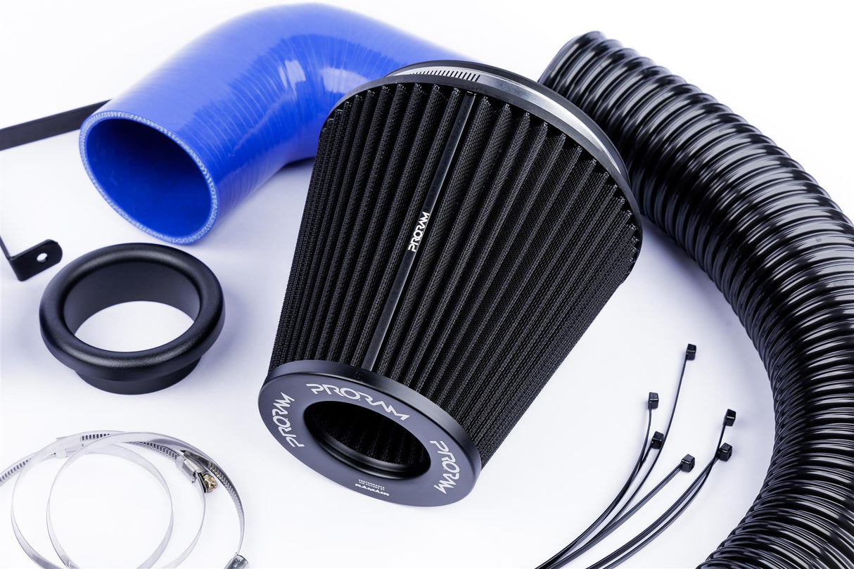 Ramair Performance Pleated Induction Kit for VW MK5 Golf R32 3.2 V6  - Blue Hoses