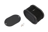 Ramair Pleated Carb Intake Air Filter MultiFit Blank Plate 100mm Int Height