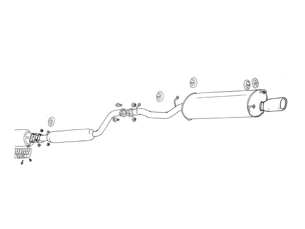 Fujitsubo Legalis R Exhaust - Honda Accord/Inspire/Vigor CB5/CC2