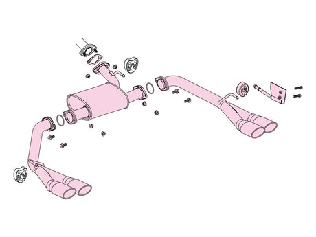 Fujitsubo A-S Exhaust - Nissan Serena Highwaystar Hv 2WD GFC27