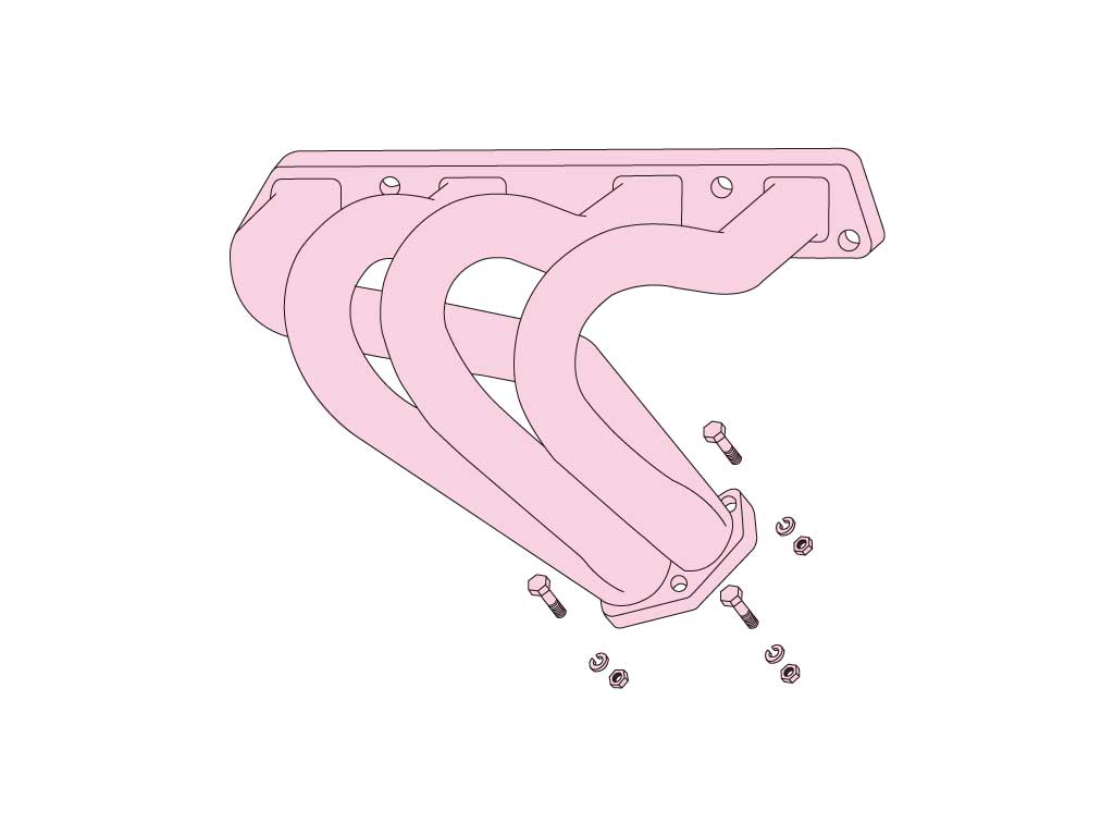 Fujitsubo Super Ex Exhaust Manifold - Toyota Celica/Corolla Levin/Spirinter Trueno TA22/TA27/TE27