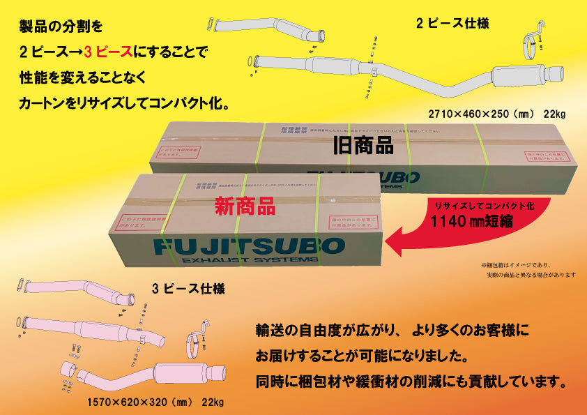 Fujitsubo Super R Exhaust - Toyota Mark II Turbo JZX110