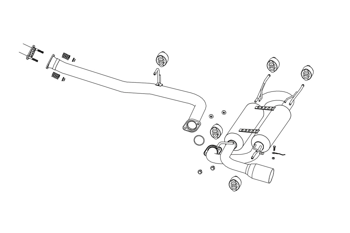 Fujitsubo RM-01A Exhaust - Mazda Rx-8(2003-2007) SE3P