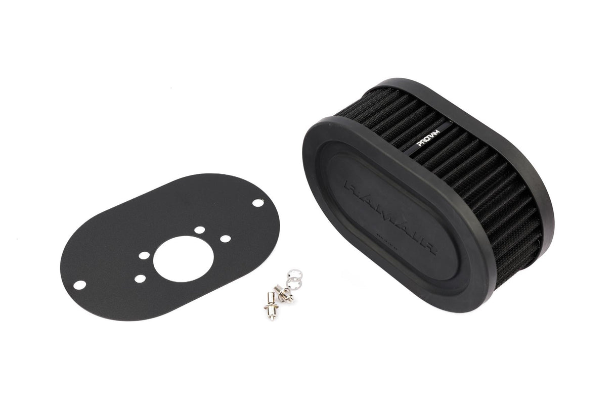 Ramair Pleated Carburettor Intake Air Filter Baseplate to fit SU HIF6, HIF44 1.7in 65mm