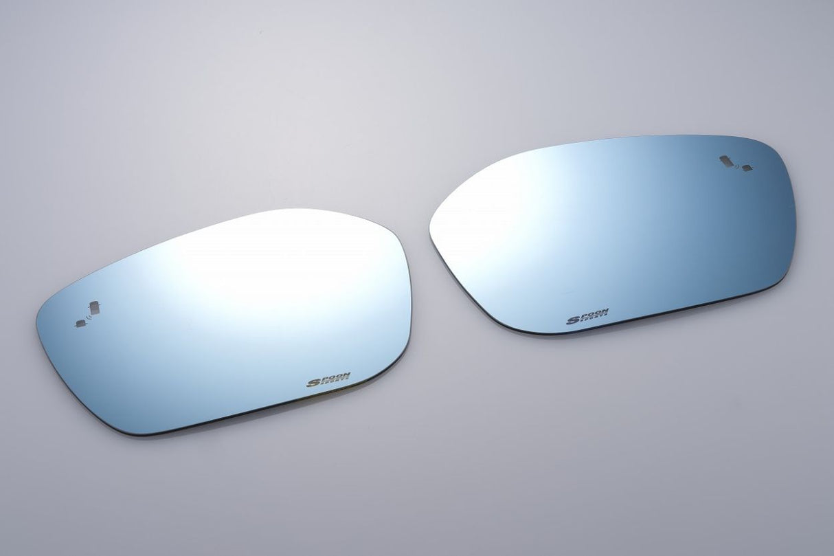 Spoon Sports Blue Wide Door Mirror Set - Civic FE1 FL5 (USDM)