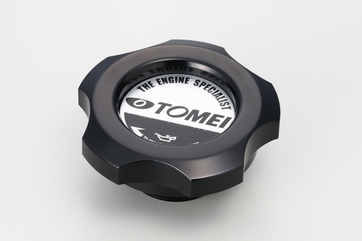 Tomei Oil Filler Cap, Black - Various Nissan M32 x P3.5