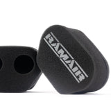 Ramair 2x Twin Inlet Motorcycle Carb Sock Foam Air Filter 72mm