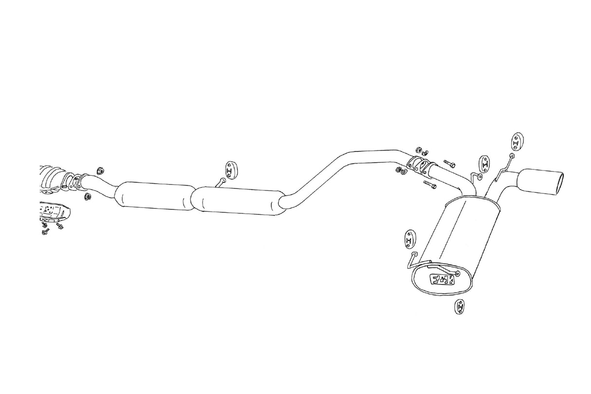 Fujitsubo Legalis R Exhaust - Nissan Pulsar Gti-R RNN14