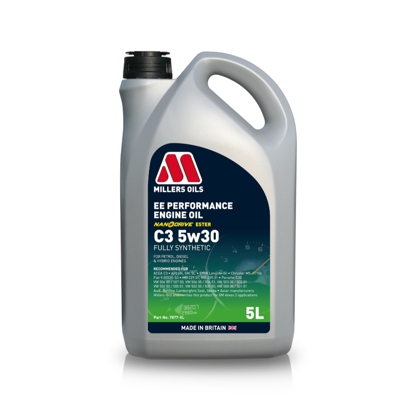 Aceite de motor totalmente sintético Millers Oils EE Performance C3 5w30 - 5 l