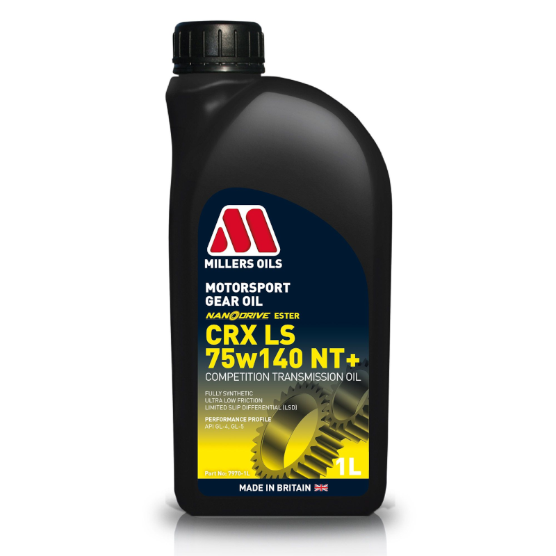 Aceite para engranajes totalmente sintético LS Millers Motorsport Oil CRX 75w140 NT+ - 1 l