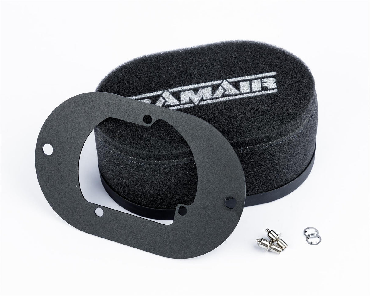 Ramair Carburettor Foam Air Filter with Baseplate to fit Pierburg 2E2, 2E3, 2E-E - 65mm Internal Height