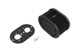 Ramair Pleated Carburettor Air Filter Baseplate to fit Weber 40 IDF - 100mm Int Height