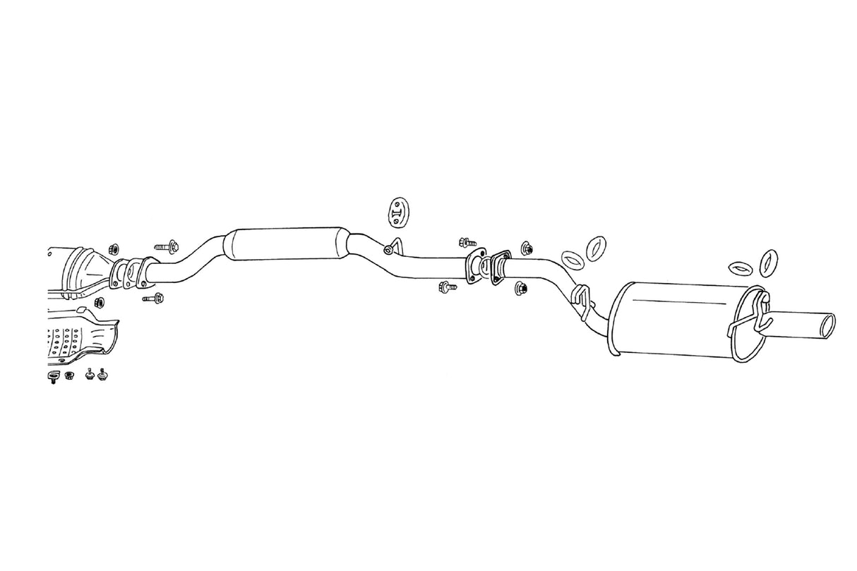 Fujitsubo Legalis R Exhaust - Toyota Carina/Celica Twincam 16V AA63