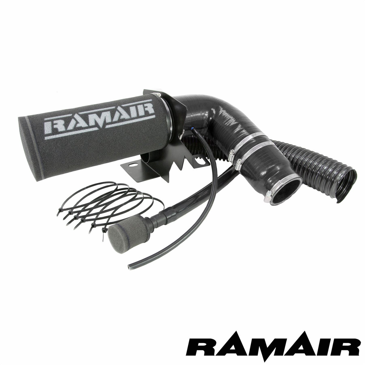 Ramair Performance Foam Induction Kit for 1.2 THP & VTI Citroen & Peugeot - Black Hose