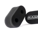Ramair Carb Sock Foam Air Filters 2x 75mm - Short