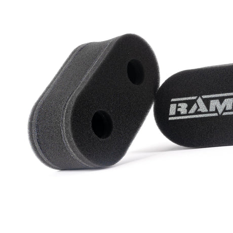 Ramair Carb Sock Foam Air Filters 2x 75mm - Short