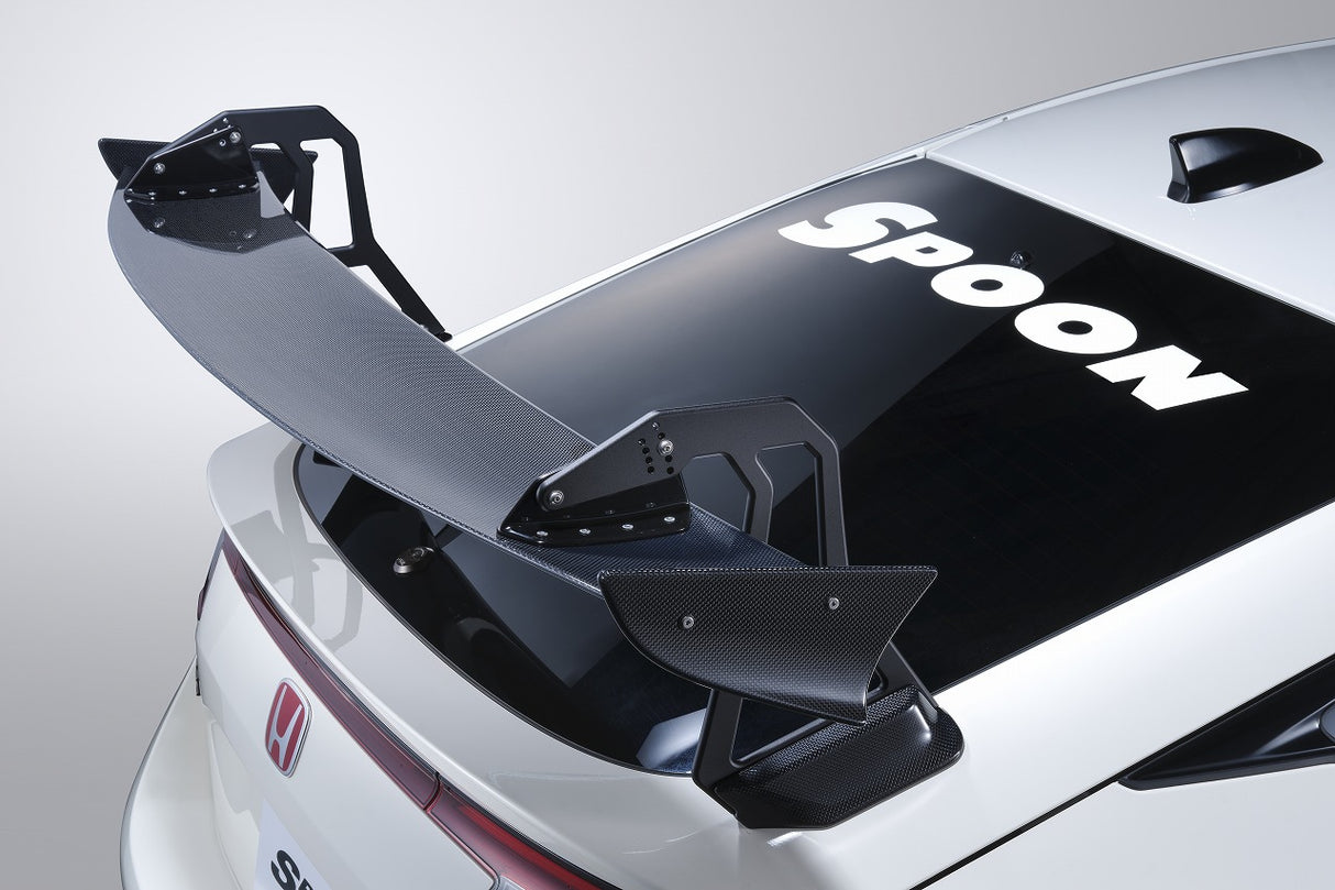Spoon Crane Neck Carbon Rear Wing - Civic Type R FL5