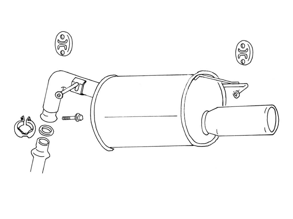Fujitsubo Wagolis Exhaust - Toyota Yaris RS NCP10/13