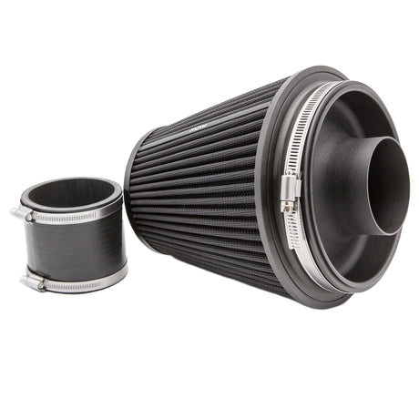 Ramair Ramair Pleated 80mm (3.1inch) ID Neck Large Cone Air Filter with Velocity Stack and Coupling