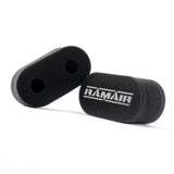 Ramair Carb Sock Foam Air Filters 2x 75mm - Short