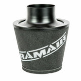 Ramair Ramair Large Foam Filter Aluminium Base 100mm (3.9inch) OD Black