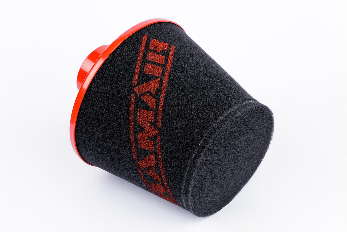 Ramair Ramair Large Foam Filter Aluminium Base 90mm (3.5inch) OD Red