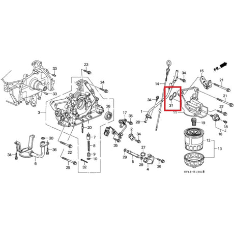 Honda Oil Pump Gasket Seal - NSX