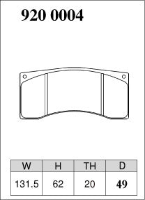 Dixcel RA Type Brake Pads - Front - Trust Alcon Caliper 20mm