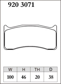 Dixcel RA Type Brake Pads - Front - WILWOOD IR-GT 20mm