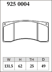 Dixcel Z Type Brake Pads - Rear - NISMO BREMBO 25T