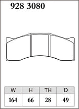 Dixcel RA Type Brake Pads - Front - Brembo 164mm
