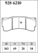 Dixcel Specom A Type Brake Pads - Rear - ALCON CAR95 28T