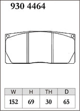 Dixcel Specom A Type Brake Pads - Rear - Alcon XT/Wilwood Prolite 30mm