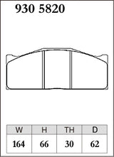 Dixcel RE Type Brake Pads - Front - AP CP5842 30mm