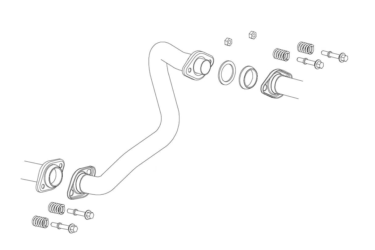 Fujitsubo Front Pipe - Suzuki Alto Works 2WD HA36S