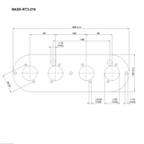 Ramair Twin Carb Air Filter With Baseplate BMW 2002 100mm Internal Height