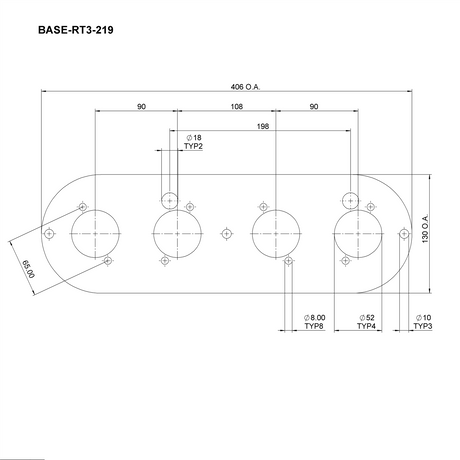 Ramair Twin Carb Air Filter With Baseplate BMW 2002 100mm Internal Height