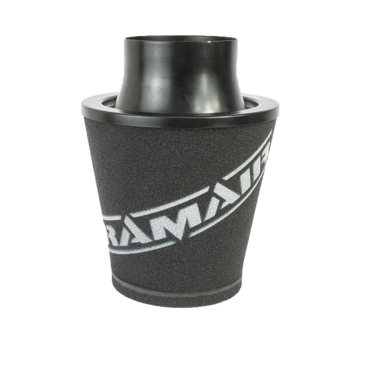 Ramair Ramair Foam Jet Stream Medium Cone Air Filter 100mm (3.9inch) OD Black with Silicone Coupler