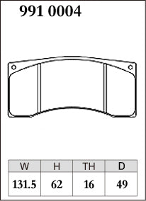 Dixcel ES Type Brake Pads - Front - Trust Alcon Caliper