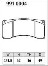 Dixcel ES Type Brake Pads - Front - Trust Alcon Caliper