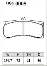 Dixcel Z Type Brake Pads - Front - Brembo 4pot