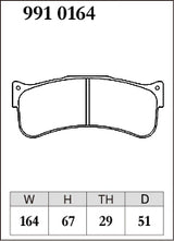 Dixcel Specom B Type Brake Pads - Front - BREMBO 6pot GT Front 29T