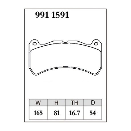Dixcel M Type Brake Pads - Front - Lexus IS-F, Legacy S402