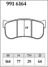 Dixcel GT Type Brake Pads - Front - Brembo Wide GT D63 29mm