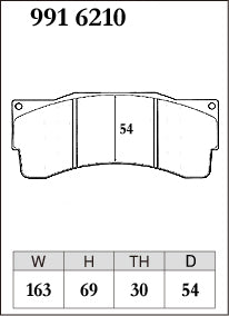 Dixcel Specom A Type Brake Pads - Front - AP Racing/Alcon Car95