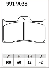 Dixcel Specom A Type Brake Pads - Front - WILWOOD FDL 12mm