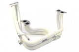 RCM White Ceramic Coated Twin Scroll Stainless Steel Tubular Exhaust Manifold