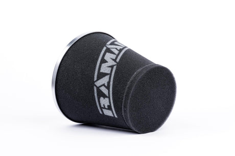 Ramair Ramair Medium Foam Filter Aluminium Base 60mm (2.3inch) OD Silver with Silicone Coupler