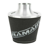 Ramair Ramair Large Foam Filter Aluminium Base 80mm (3.1inch) OD SIlver